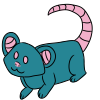 Teal Mouse