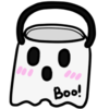 Ghost Candy Bucket